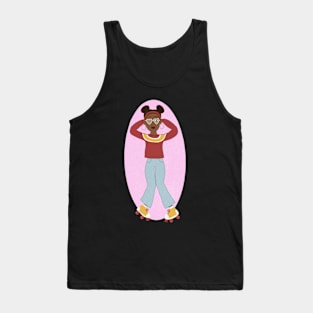 Roller Skater Girl Tank Top